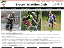 Tablet Screenshot of brecontriathlonclub.co.uk
